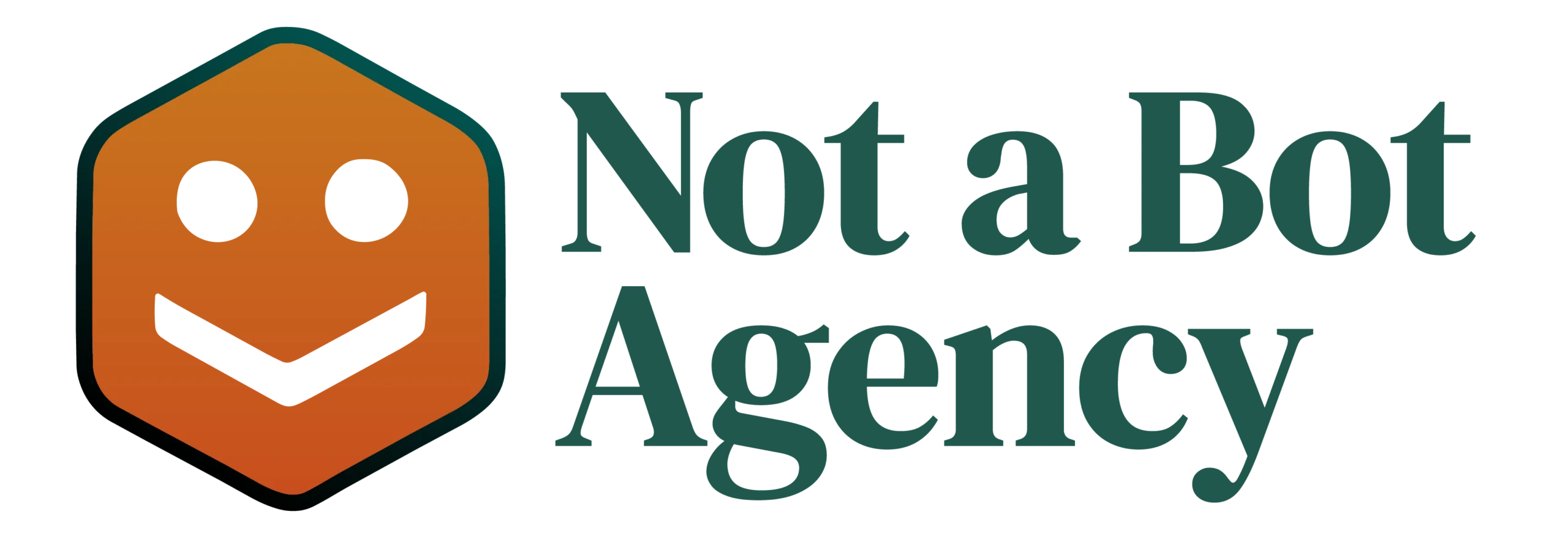 Bot de IA en oficina retro-futurista de Not a Bot Agency. Talento IT Remoto.