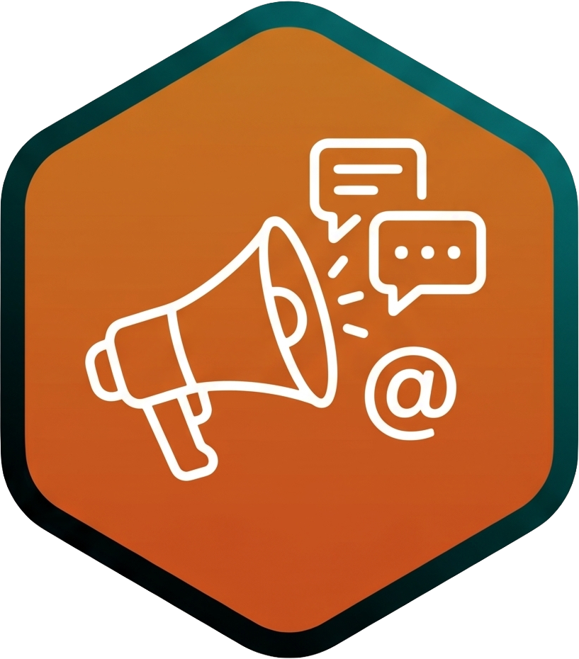 Ilustración sobre Comunicacion Y Marketing - Not a Bot Agency, talento tecnológico LATAM.