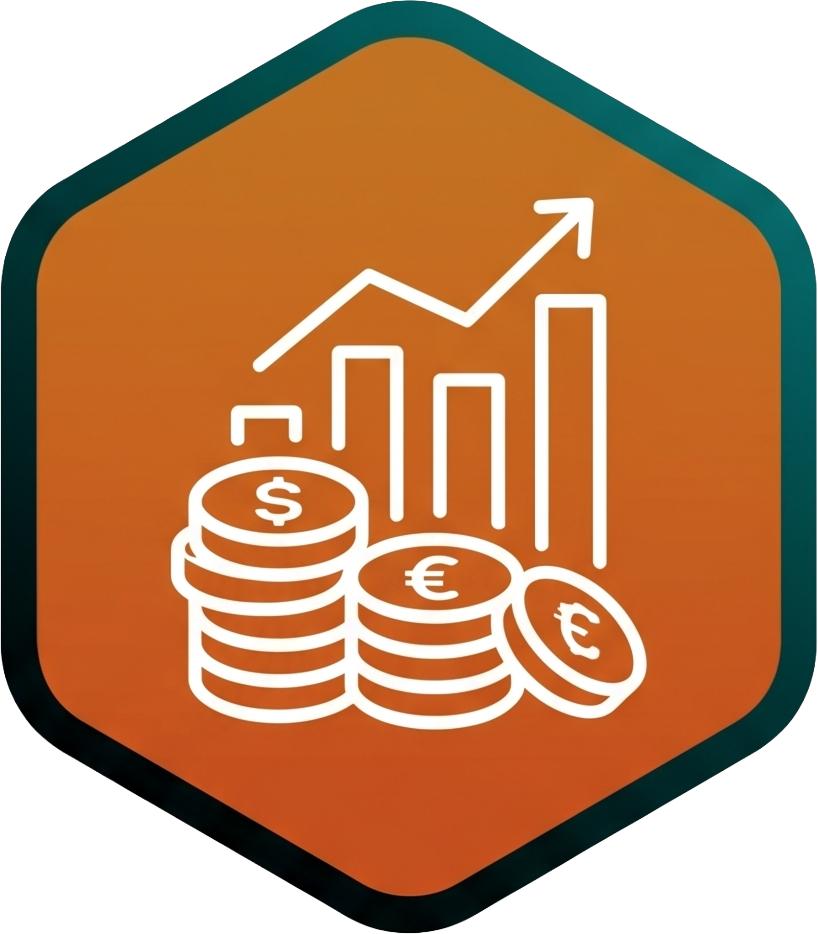 Ilustración sobre Finanzas Y Contabilidad - Not a Bot Agency, talento tecnológico LATAM.